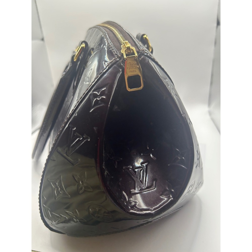 Louis Vuitton Monogram Vernis Bedford Rare Amarant Color Patent Leather Bag - Picture 6 of 11